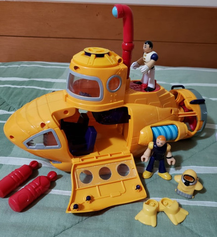 Imaginext submarino e helicóptero - Foto 2