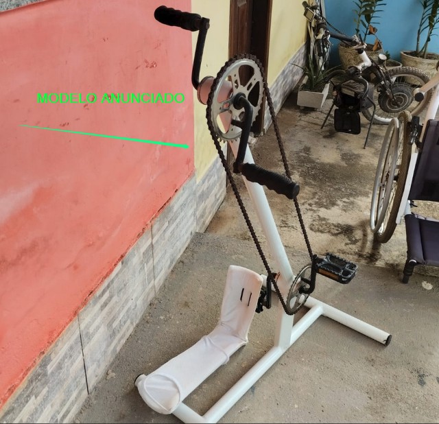 Cicloergometro Míni Bicicleta Ergometrica Para Fisioterapia Exercícios Pés E Braços - Foto 2