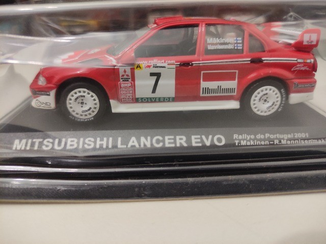 Mitsubishi Lancer - Vencedor Rally 2001, Ixo 1:43 Miniatura