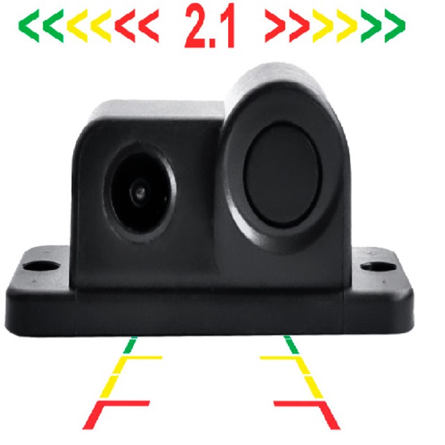 Camera de ré com sensor de estacionamento Roadstar - Foto 5