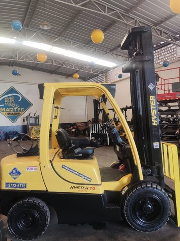 Empilhadeira hyster H70FT | 2007 | Torre triplex - Foto 2