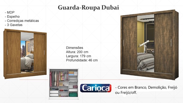 Guarda Roupa Dubai   Pronta Entrega! - Foto 5