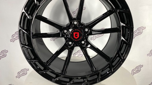 Rodas Gisa Wheels YA5641 P/ Porcshe 911/992 Preta 5x130 - 20x8,5 e 21x11,5 - Foto 2