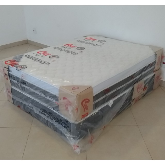 Cama Box Casal + Colchão Castor Premium Gel 138 X 188 X 72 - Móveis -  Jardim Bela Vista, Nova Odessa 992909233 | OLX
