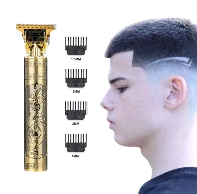 Máquina De Cortar Cabelo Para Barba  Designer Elétrico Profissional
