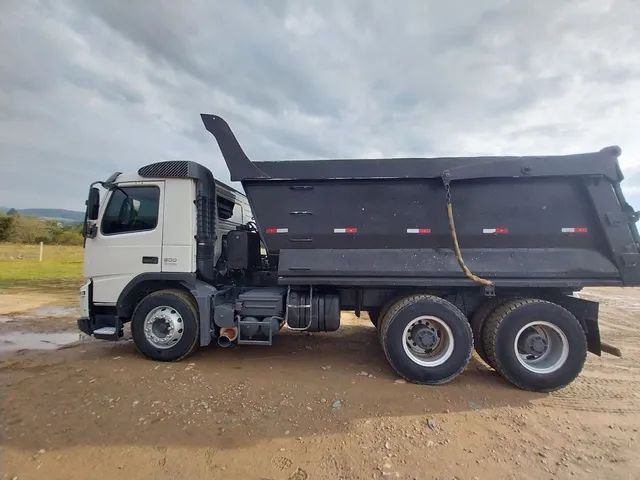 Adesivo Preto 35x19cm Caminhão Volvo Fmx 500 Caçamba A381