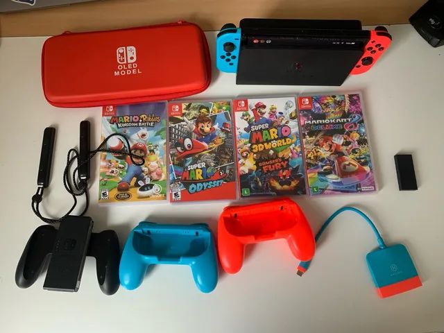 Nintendo Switch 64GB OLED Model Bundle, Nintendo Switch Console