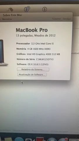 Vendo MacBook Pro 2012 