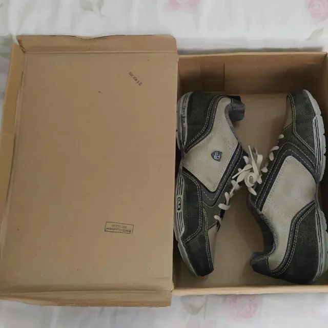 Sapatênis OKL Olímpikus Couro 41Usado - Foto 4