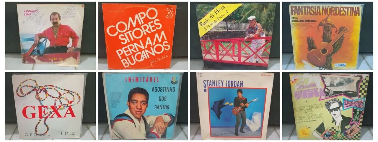 Lote com 72 Discos de Vinil Autografados - Foto 6