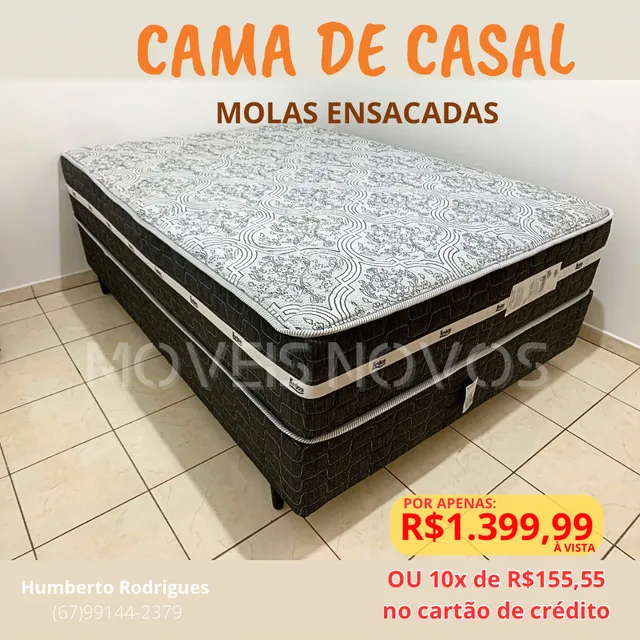 Cama de Molas ensacadas casal