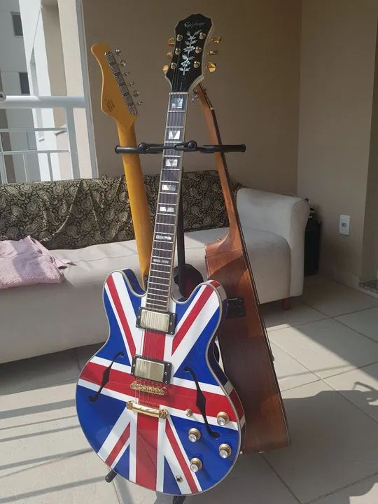 Epiphone Sheraton Customização Luxo - Foto 3