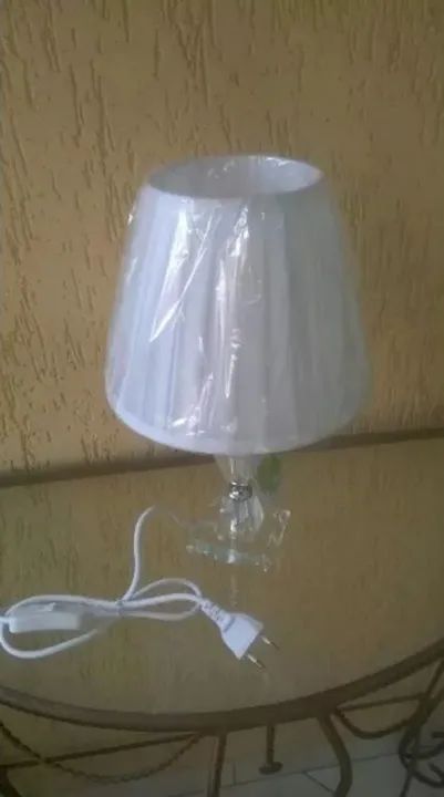 Abajur de Cristal Novo - Foto 2