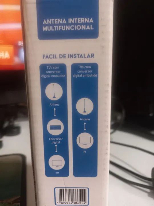 Antena Digital PIX 4K Ultra HD  Sinal Digital e Analógico - Foto 2