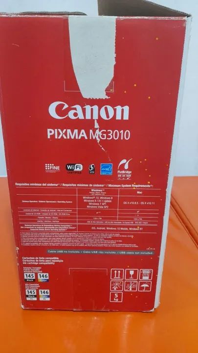 Impressora multifuncional Canon PIXMA MG3010 WI FI - Foto 2
