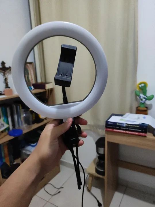 Ring Light para Celular - Iluminação Perfeita para Fotos e Vídeos