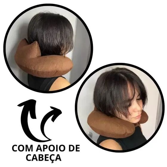 Almofada Protetor De Pescoço 33x26cm Xz-1027 Avengers-verde