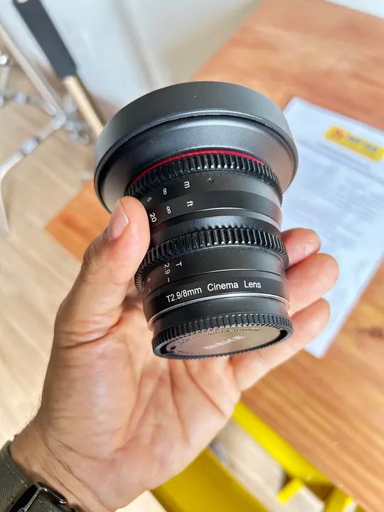 Lente Cine Meike 8mm MFT para Lumix, BlackMagic e Olympus - Foto 2