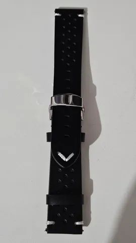 Pulseira em Couro Marrom (22mm)