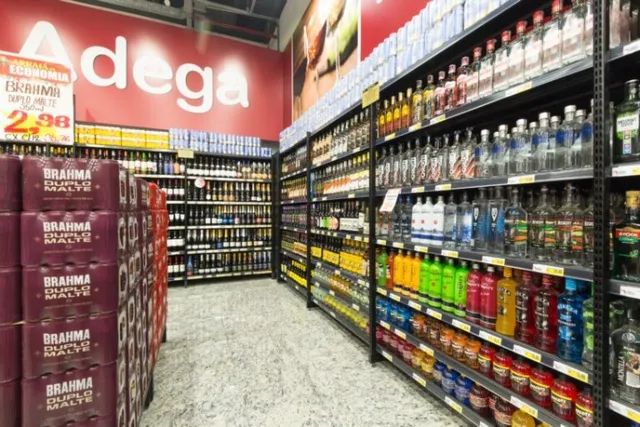 Gôndola de Mercado OSL0H015  Ponta | Base 40cm - Prat. 30cm