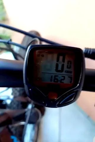 Velocímetro digital tela LCD várias funções - antifurto - Foto 5