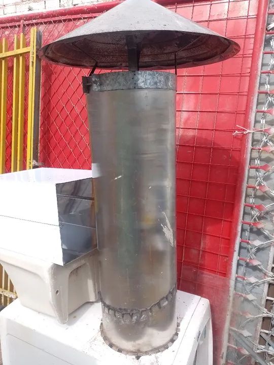 Chaminé de metal para restaurante - Foto 2