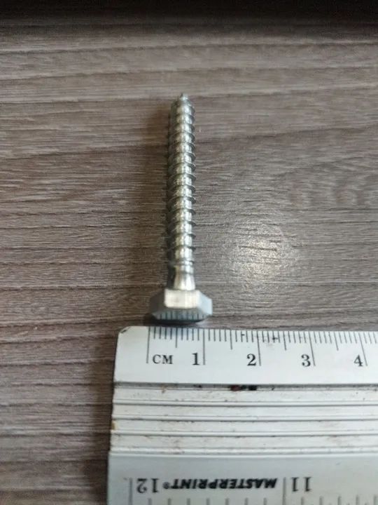 Parafuso sextavado rosca soberba  - Foto 4