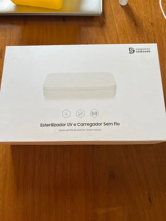 Esterilizador UV e Carregador Sem Fio Samsung - Foto 4