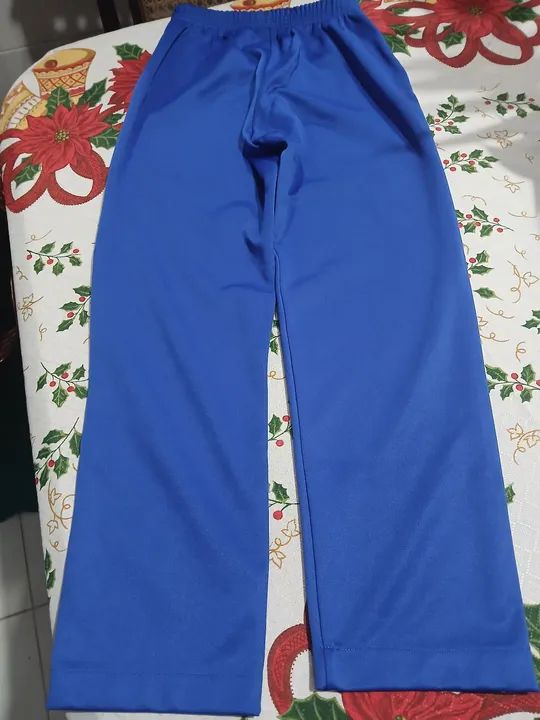 Calça de Moletom Azul - Tamanho M - Foto 2