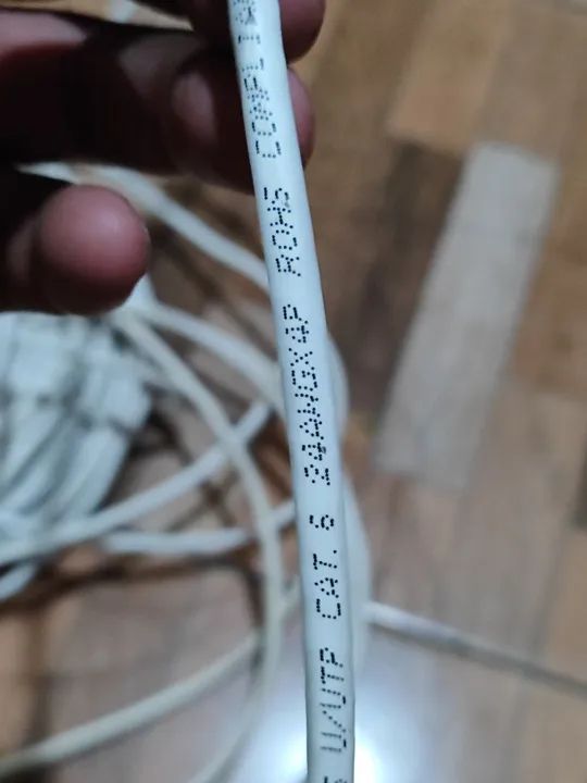 Cabo de Rede RJ45 Sohoplus - 30 metros usado - Foto 3