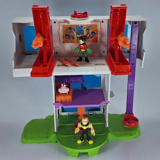 Torre Teen Titans Imaginext Fisher-Price (Usado) - Foto 3