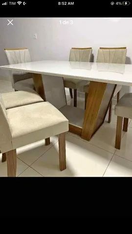 Conjunto jantar 6 lugares /pronto entrega
