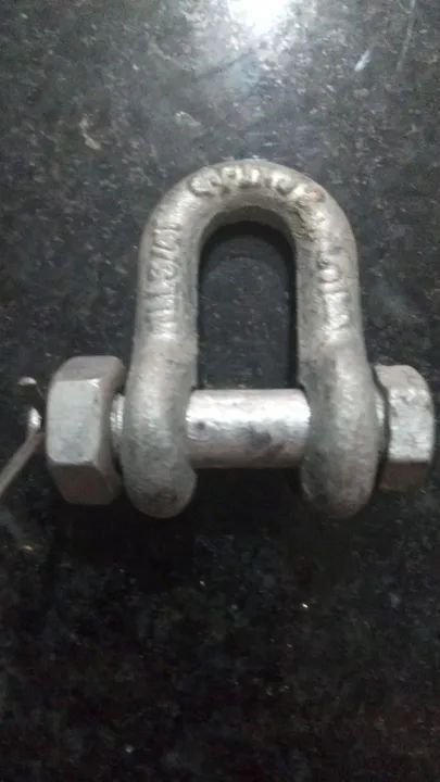 Manilha Reta 1/4 ton 5/16". - Foto 2