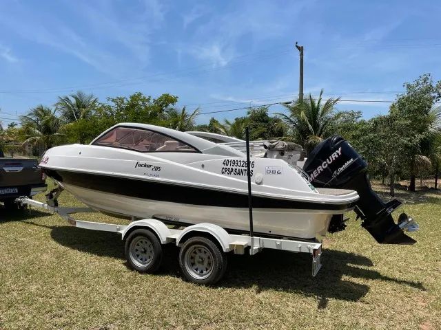 Lancha Focker 205 - 2011 - Motor  Mercury 150hp 2T - 154hrs - Foto 3