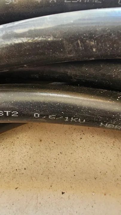 Cabo Elétrico 4 fios - Usado - Foto 4