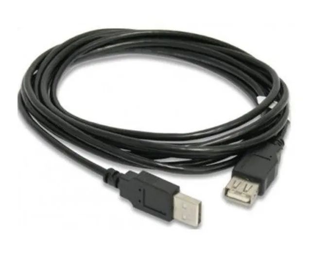 Cabo Extensor Extensão 1.8 Metros Usb 2.0 Macho x Fêmea 1.8 Mt - Foto 2