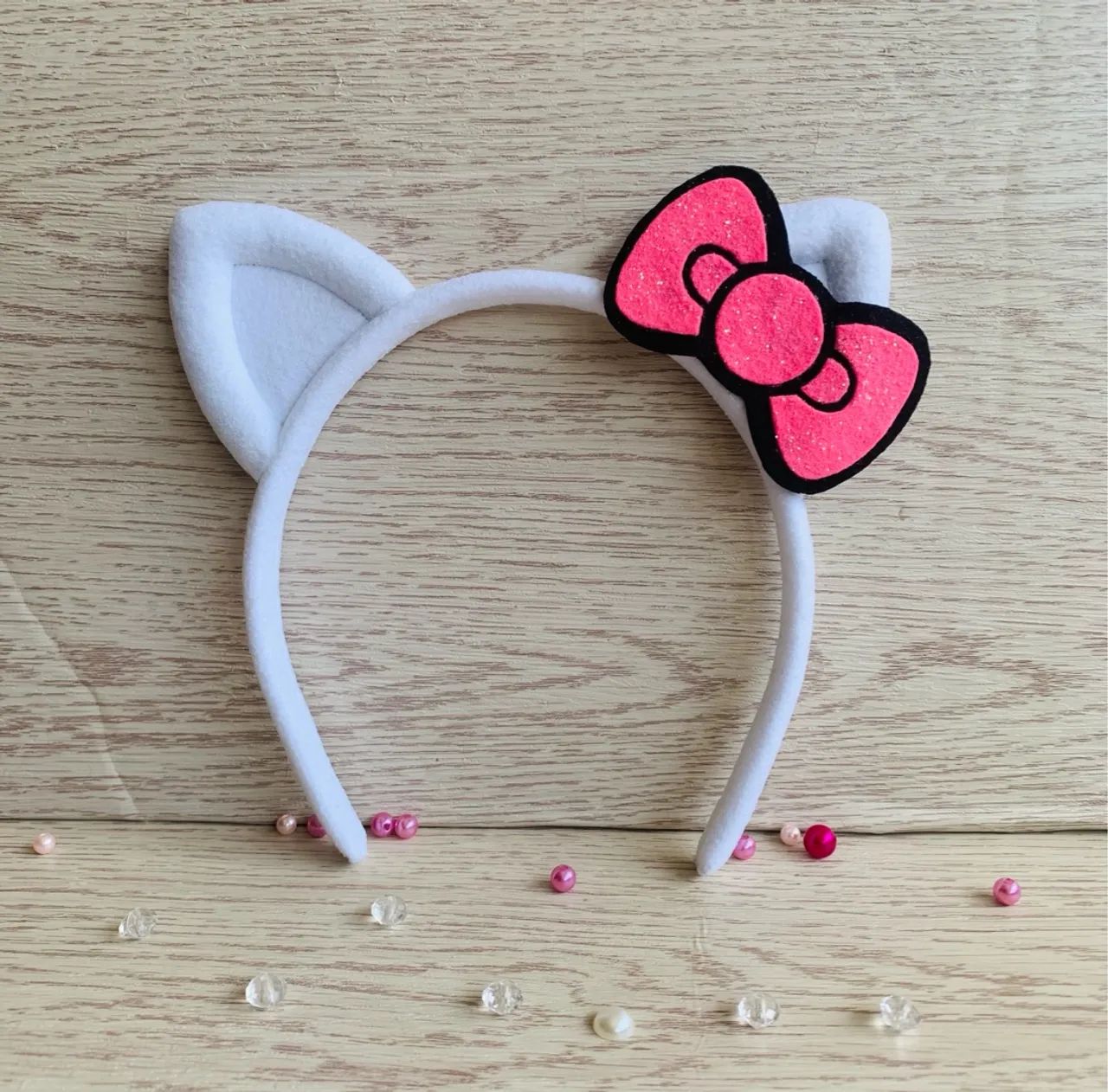 Tiara hello kitty em feltro