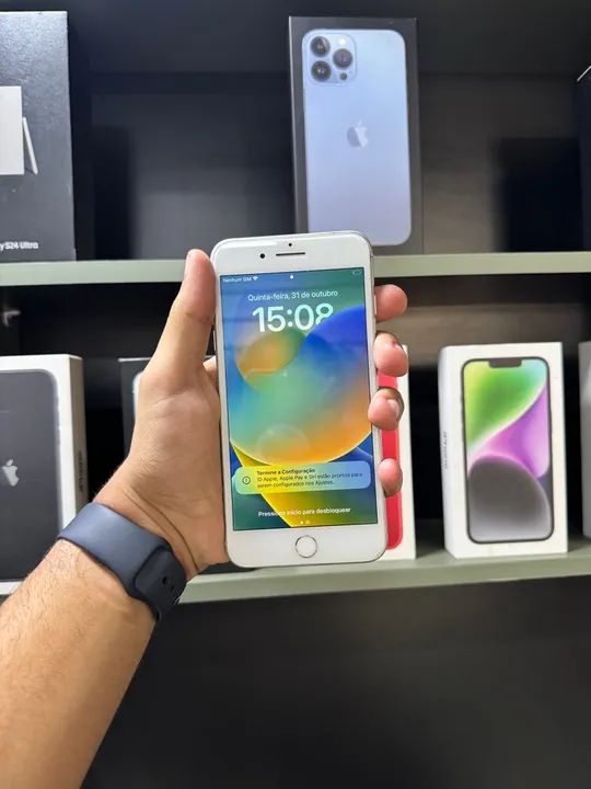 iPhone 8 Plus - Prata - 64GB - Impecável! - Foto 2