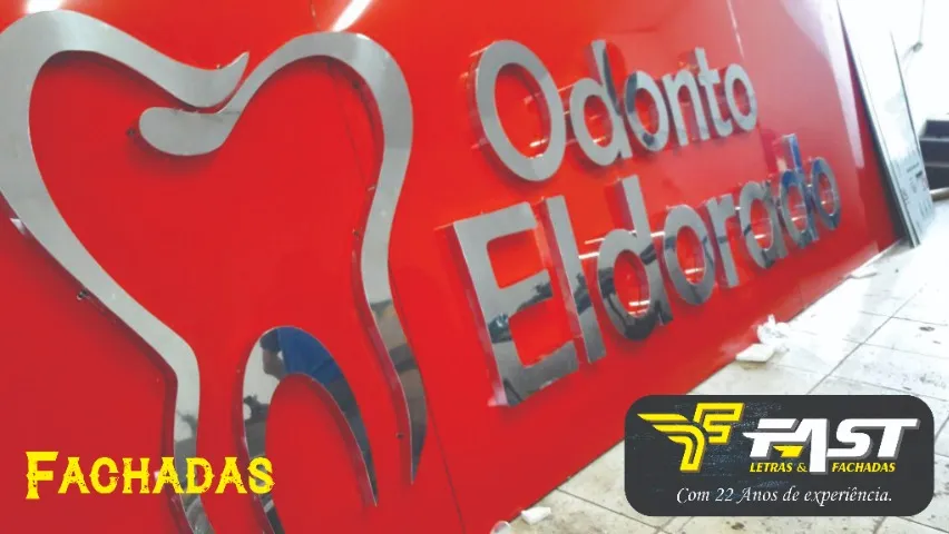 Fachadas em ACM e Letras Caixas
