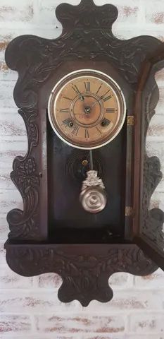 Relógio de Parede Antigo Ansonia