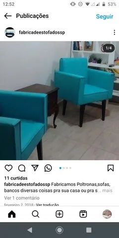 Fabrico diversos modelos de Poltronas pecas de alta qualidade    