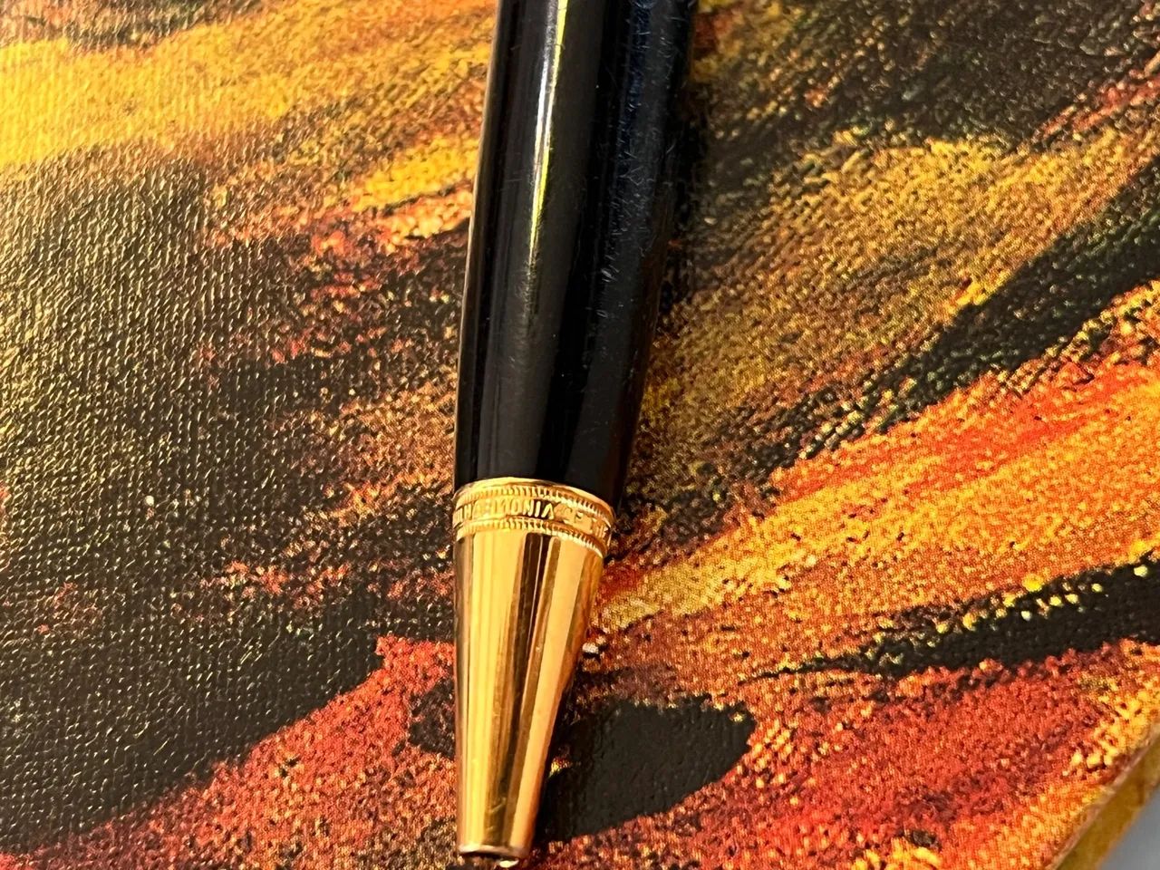 Caneta Montblanc Esferografica Leonard Bernstein Impecável!  - Foto 4