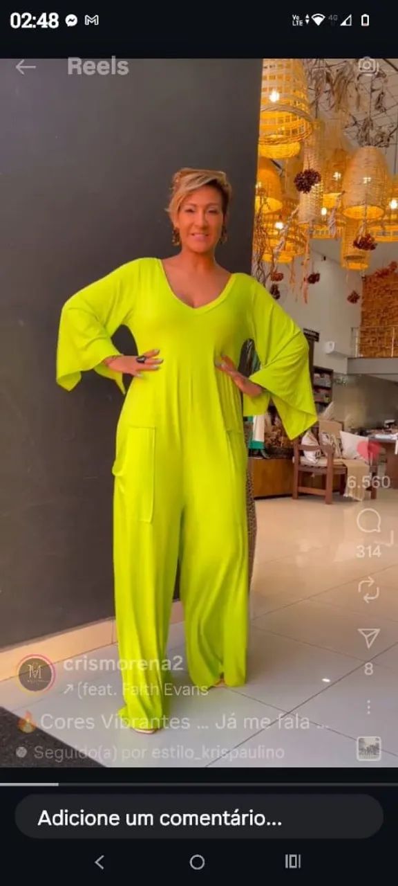 MACACÃO MANGA KIMONO - CRIS MORENA  - Foto 4