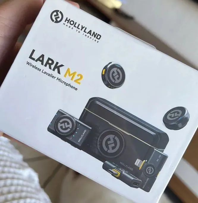 Microfone Hollyland lark M2 Combo Lacrado - Foto 2