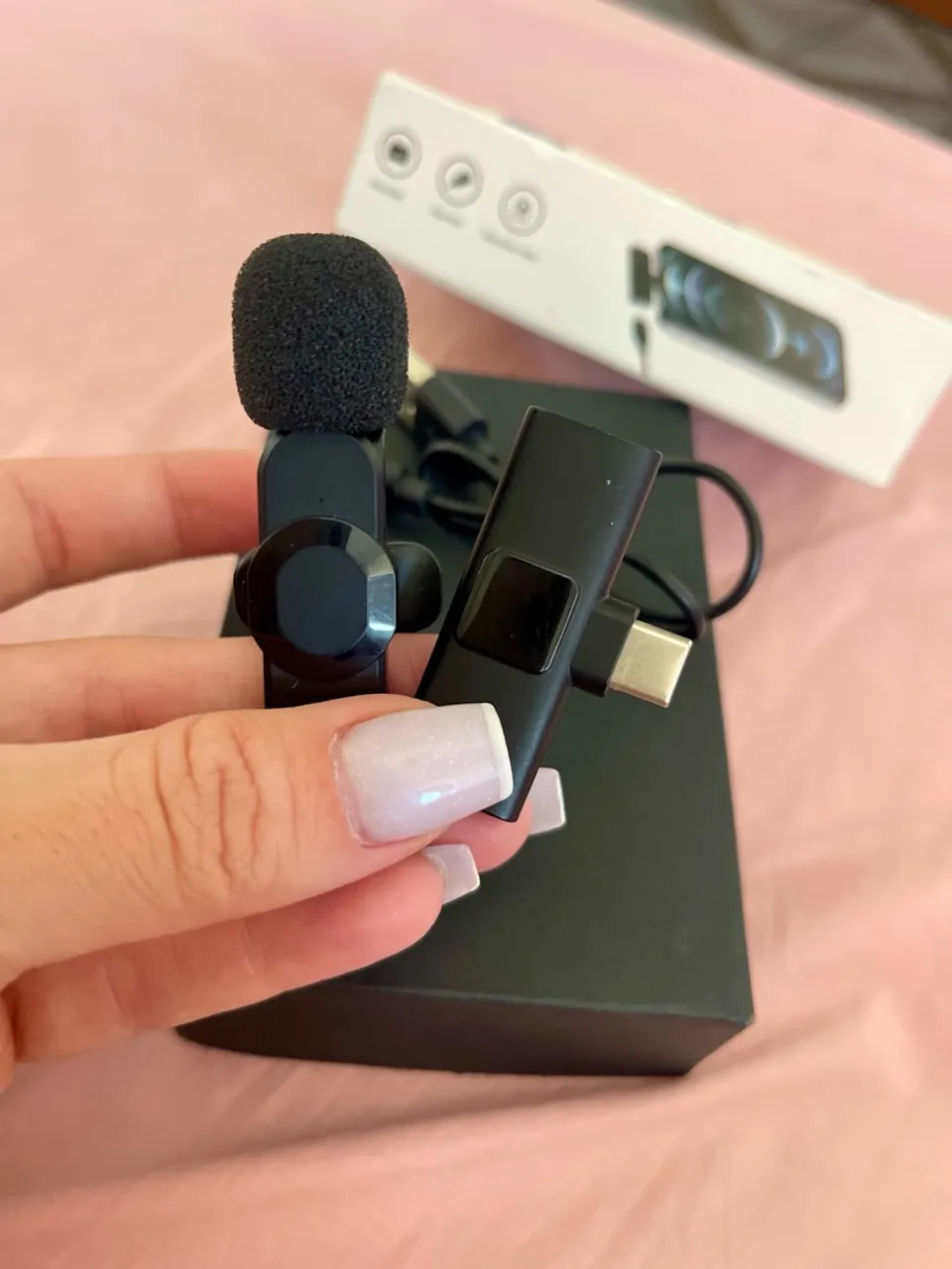 Microfone sem fio para celular - Qualidade de áudio superior