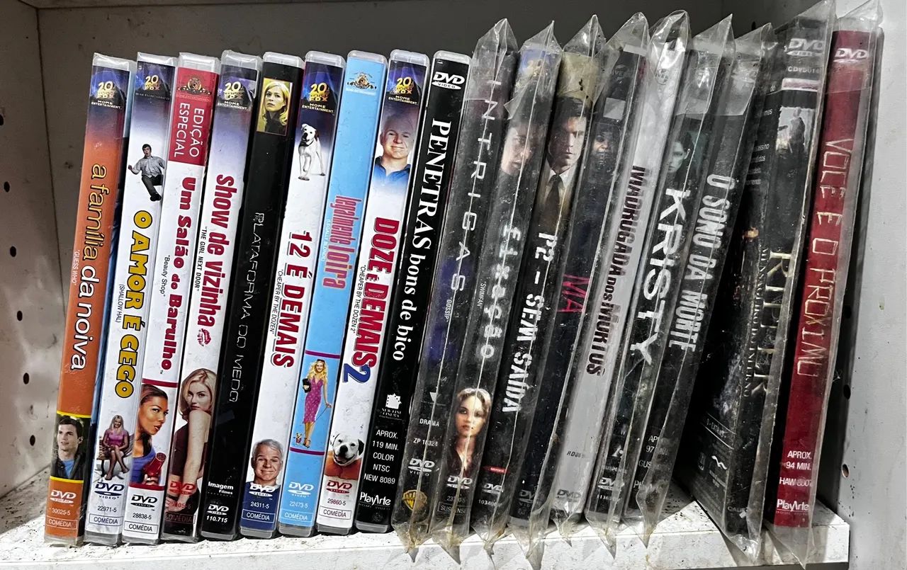 DVDs de filmes - 10R$  cada