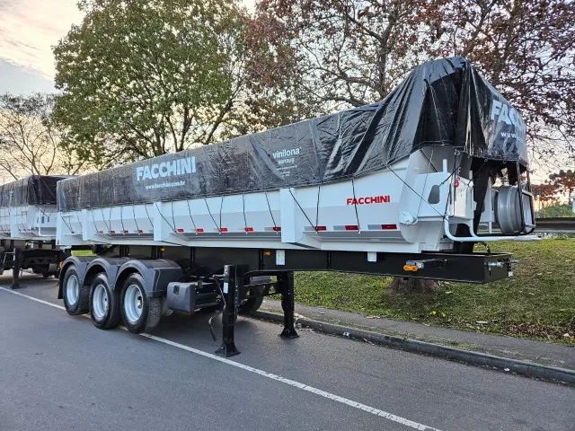 Carreta Basculante Facchini Ano 2025 0km Pronta Entrega 25m³ na lata Sem pneus Freio ABS - Foto 6
