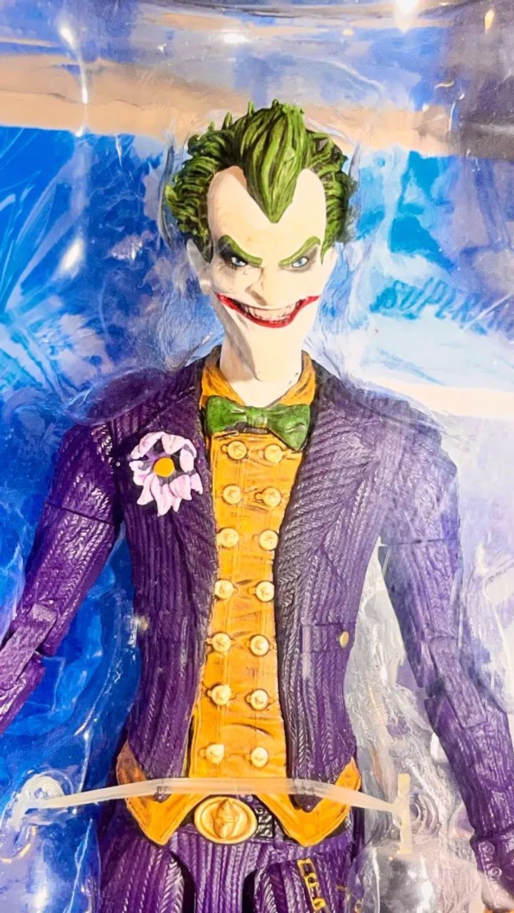 Coringa Arkham Asylum - Action Figure - NOVO - Lacrado - Foto 5