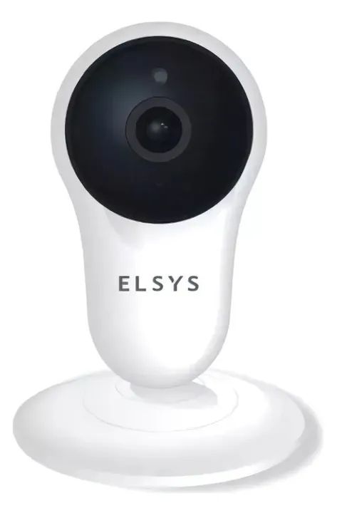 Elsys Câmera de Segurança Wi-Fi Fixa Inteligente Branca (Esc-wy3f)