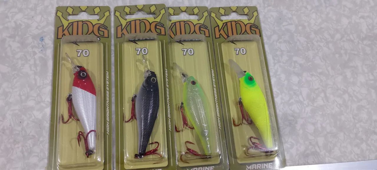 Iscas de Pesca King 70 - Novas
